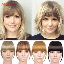 Alileader – frange synthétique douce et légère, extension capillaire à Clip, fausse frange plus Durable