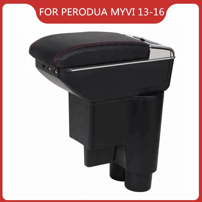 

CAR ARMREST FOR PERODUA 2013-2016 MYVI MK1 Car Accessories Console Box Center Arm Rest With Cup Holder Ashtray