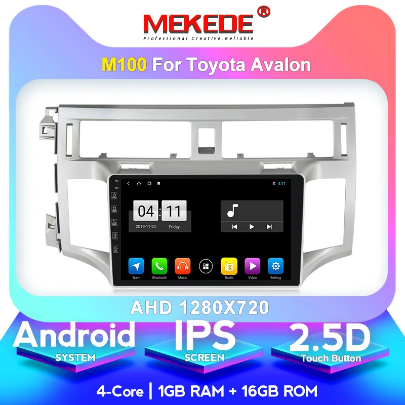 MEKEDE Android10.0 DSP ips Автомобильный gps навигатор мультимедиа для Toyota Avalon 2006-2010 Автомагнитола Cssette 4G ram 64G rom