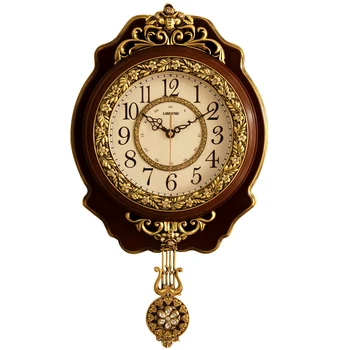 

Large Luxury Wall Clock Vintage Silent Digital Antique Classic Wall Clock European Mediterranean Reloj Pared Home Decor AD50WC