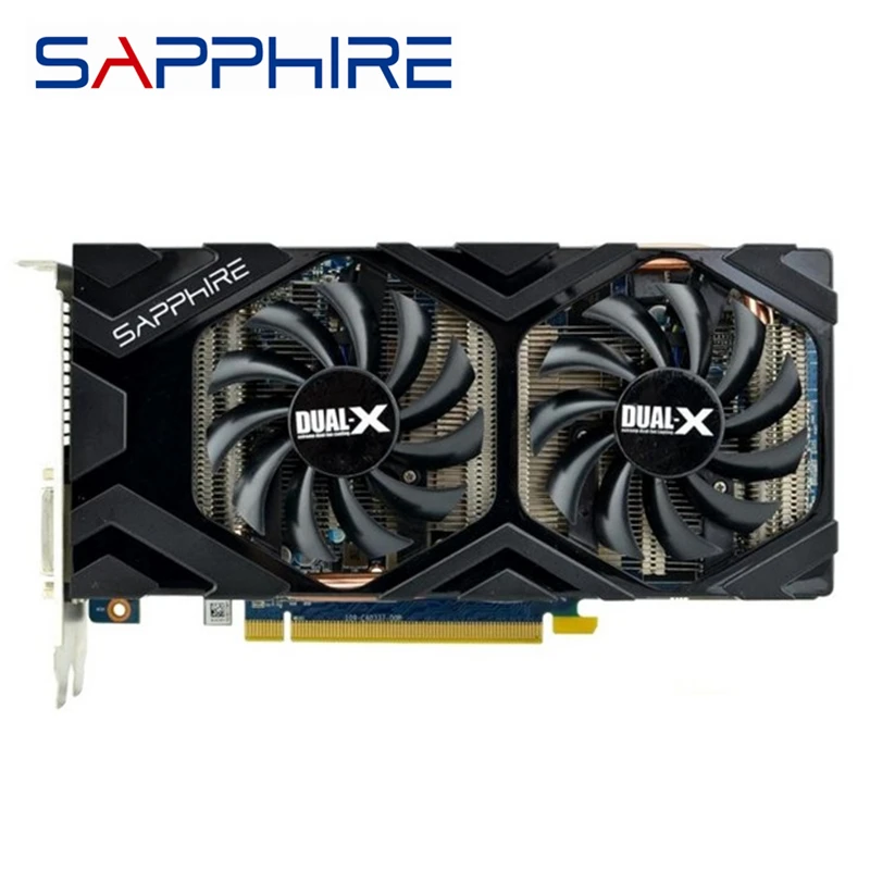 Flash Sale  SAPPHIRE R9 270 2GB Graphics Cards GPU AMD Radeon R9270 2GB Screen Video Cards 256Bit Desktop PC Co