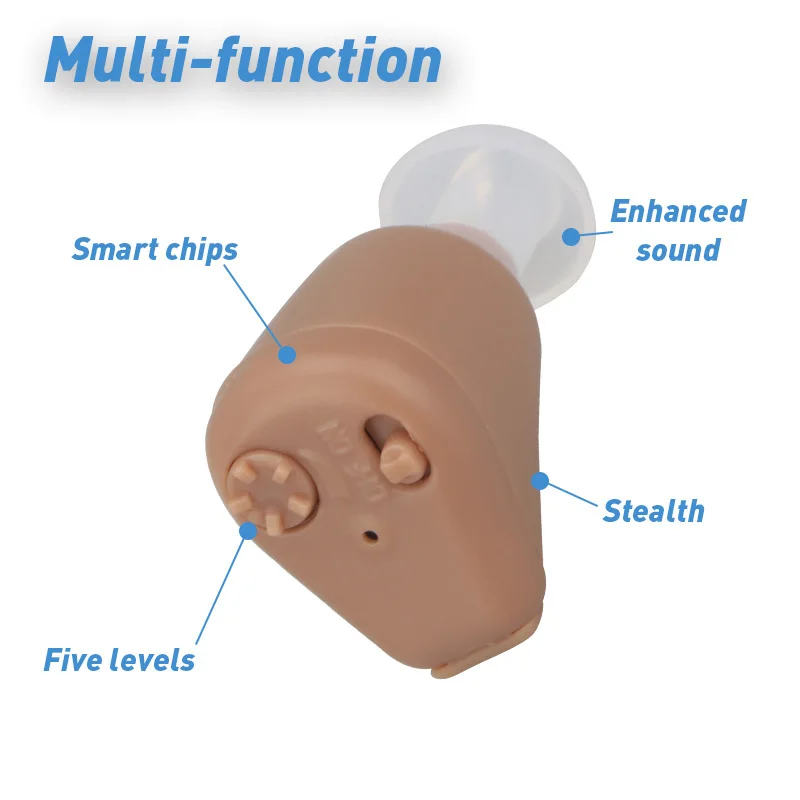 K 88 Hearing Aid Rechargeable Mini Hearing Aids Sound Amplifier Invisible Hear Clear For The Elderly Deaf Ear Care Tools