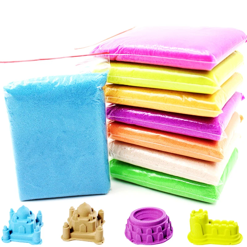

100g Soft Magic Sand For Kids Toy DIY Antistress Supplies Slime Space Sand Areia Magica Play Dynamic Sand Game Toy Children Gift