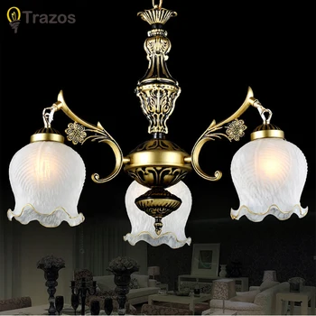 

New arrival Hot sale Chandelier genuine alloy vintage Chandelier lights handmade golden high quality novelty pendant lamp