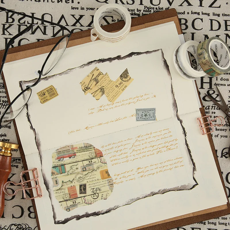 15 мм* 7 м Ретро Серия Bullet Journal васи клейкая лента DIY Скрапбукинг наклейка этикетка маскирующая лента