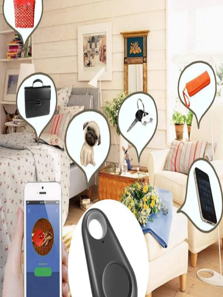 50 шт./лот смарт-трекер Finder Mini Pet Alarm Finder трекер для домашних животных Анти-трекер потерь для кошек собак