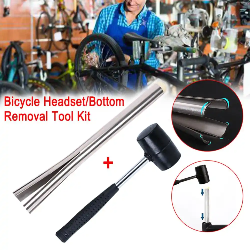 MTB Road Bicycle Headset Cup Press in Shaft Bowl Removal Remover Tool 1