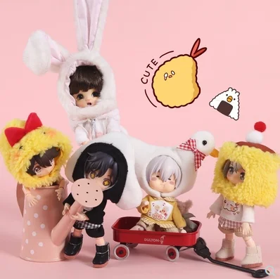 

Ob11 baby clothes, snapper, braised hat, rice ball, round head, Molly BJD clothes, GSC clay head