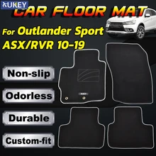 Для Mitsubishi ASX RVR Outlander Sport 2010- пользовательские автомобильные коврики, авто интерьер, нейлоновая резиновая подложка