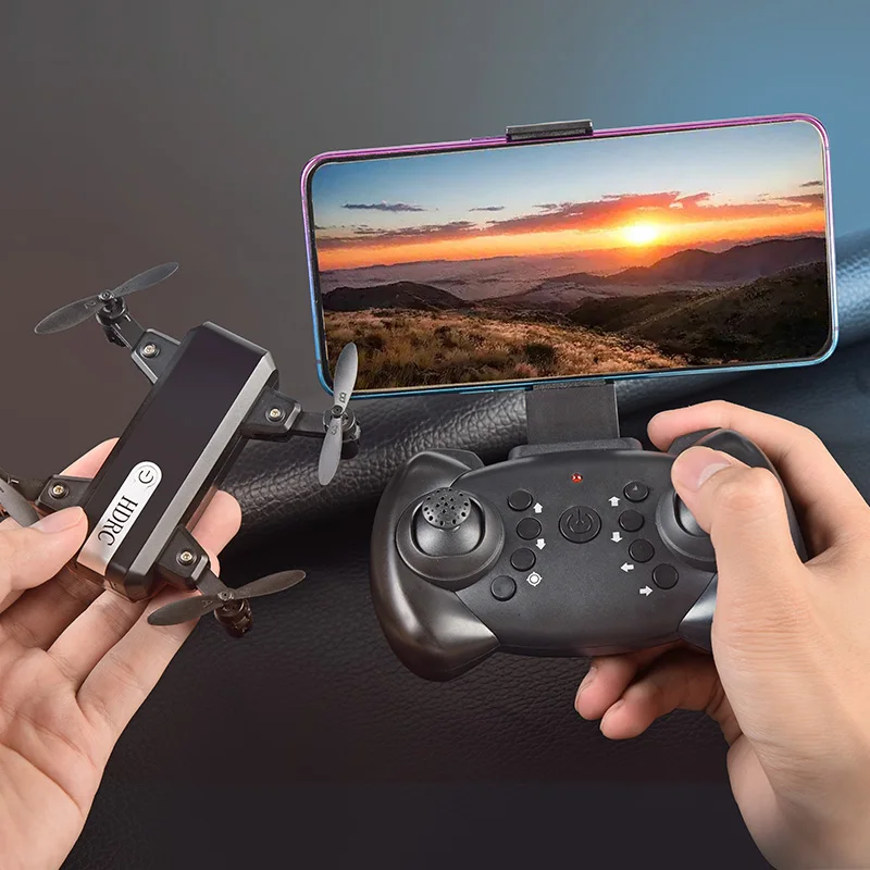 

HDRC H2 New Remote Control Mini Drone 4K Folding Set High Definition Quadrotor Toy Gift
