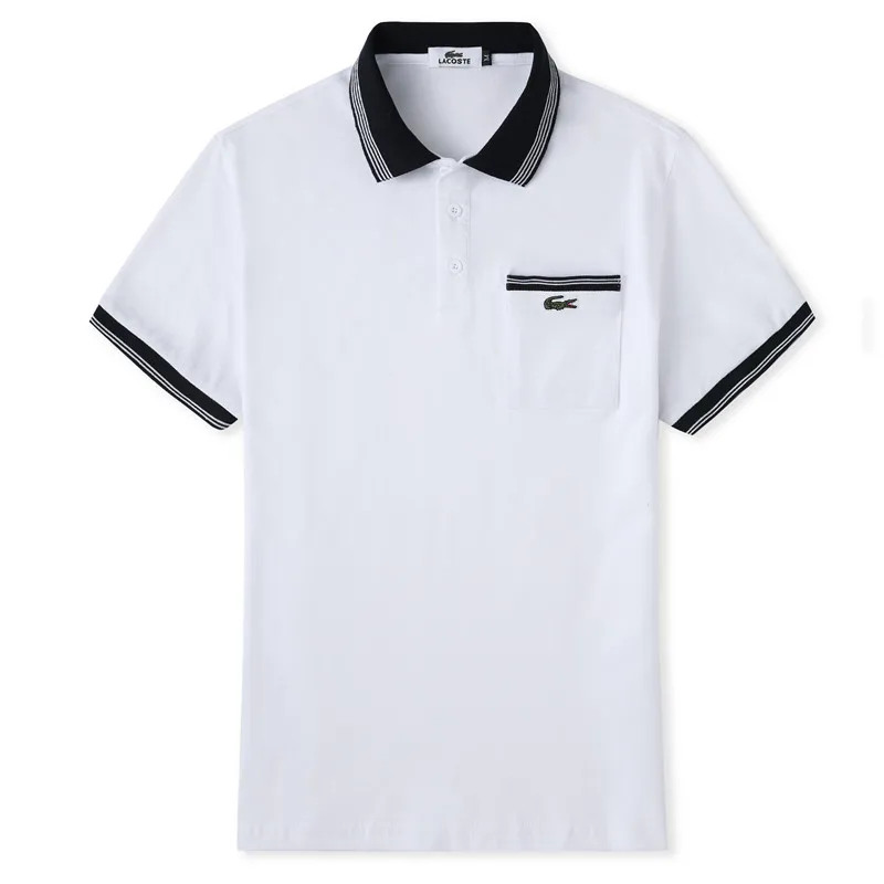 Lacoste классические рубашки поло из крокодиловой кожи для мужчин и женщин