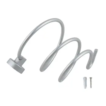 

Wall Hair Dryer Rack Space Aluminum Bathroom Wall Holder Shelf Storage Rack Home Storage Organizer Hairdryer Holder