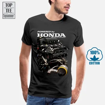

powered by honda V 6 Turbo T-Shirt Summer Men T Shirt For Women Clothes Cotton T-Shirts Rock T-Shirt Plain T Shirt Boys T Shirts