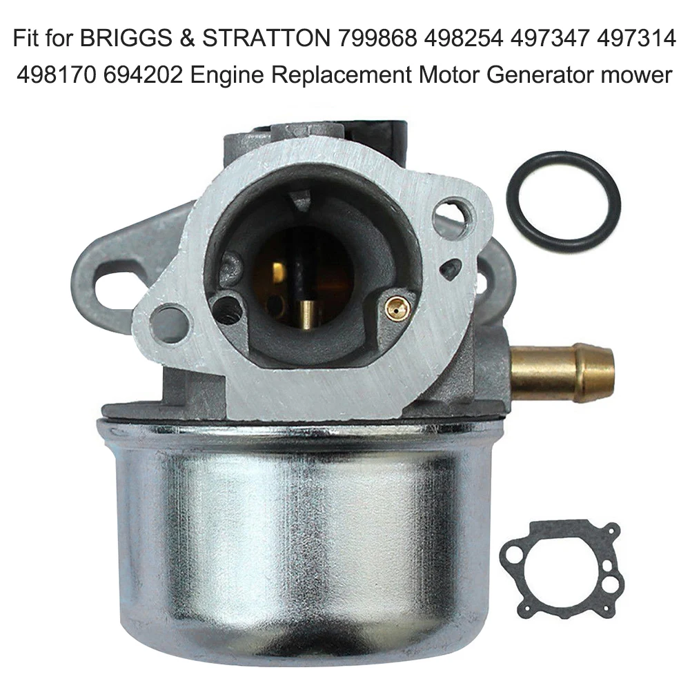 Карбюратор с прокладкой Подходит для BRIGGS & STRATTON 799868 498254 497347 497314 498170 694202 Замена