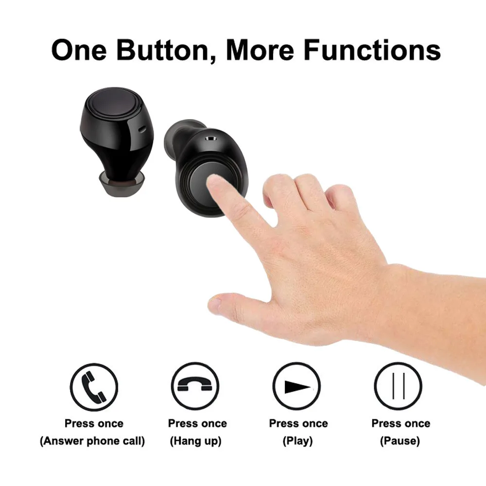 Mosunx высокое качество TWS Mini Bluetooth 5 0 стерео HIFI наушники вкладыши бас звука