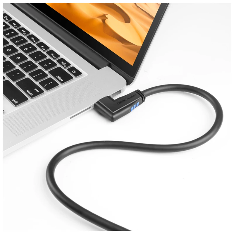 HDMI 2,0 кабель-удлинитель левый угол 90 градусов вертикальный левый 4K(60Hz) HDMI 2,0 мужчин и женщин кабель 3D видео Ethernet Аудио