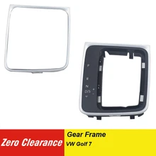 Para dsg suporte do quadro de engrenagem círculo botão de deslocamento de engrenagem base guarnição círculo botão de mudança de engrenagem automática para golf 7 7.5 para vw
