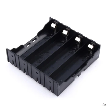 

100 Pcs 18650 Battery Storage Box Battery Box Holder Case for 18650 Batteries Clip Holder Container