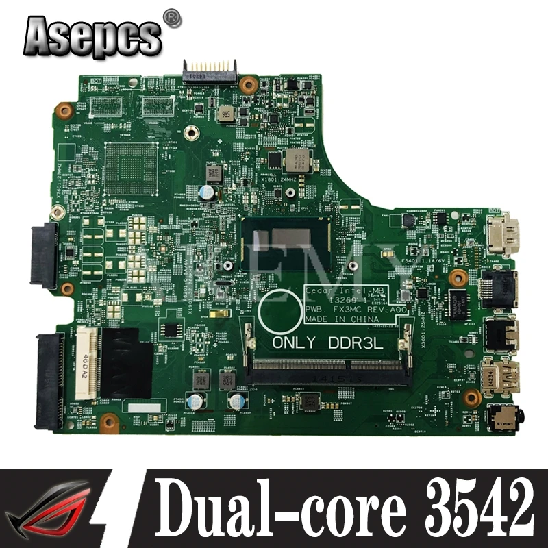 13269-1 Laptop Moederbord Voor Dell Inspiron 3542 3442 Originele Moederbord 3558U/3205U/3805U/2957U 13269-1 Laptop Moederbord Voor Dell Inspiron 3542 3442 Originele Moederbord 3558U/3205U/3805U/2957U