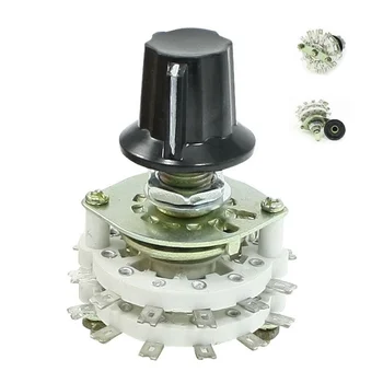 

New Band Channael Rotary Switch 2P11T 2 Pole 11 Position Dual Deck