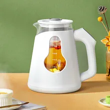 220V 1.2L 500 Вт Электрический чайник плиты из экоматериалов 24 часов назначение кипения чай изоляция с сетчатый фильтр из нержавеющей стали