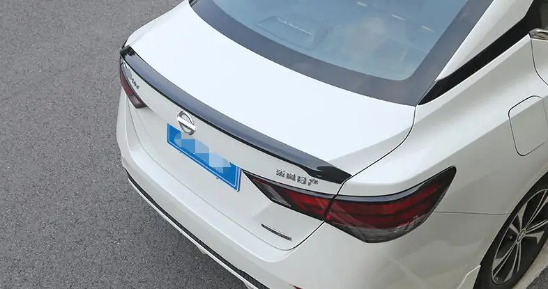 Спойлер для Sentra SYLPHY- Nissan Sentra RS, высококачественный спойлер, АБС-пластик, Автомобильный задний спойлер, грунтовка, цвет, задний спойлер