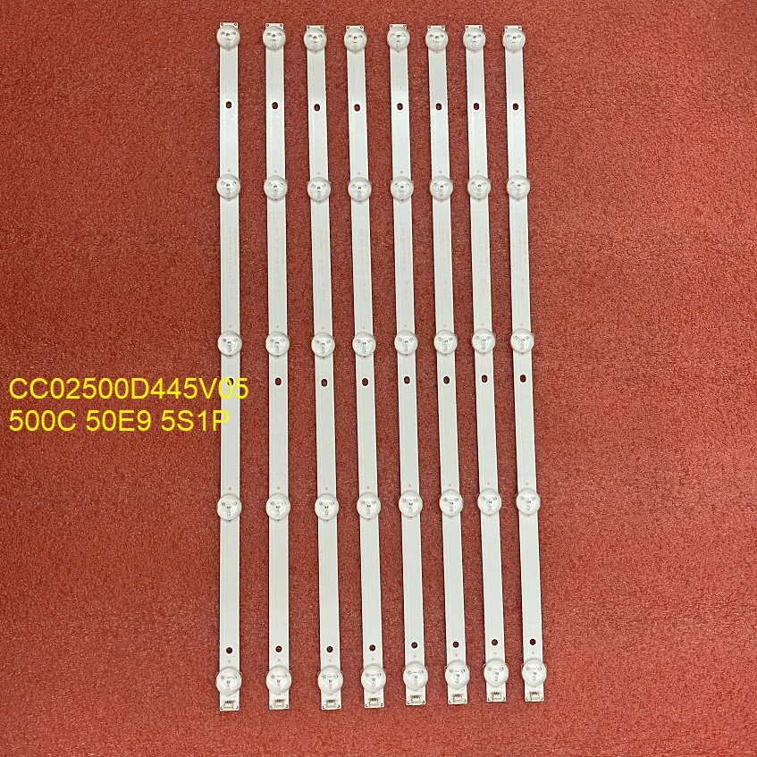 8 шт./компл. светодиодный прокладки для TH-LD50WE9 XYD50BA01 LE-8815A LE-8822A 50A6 LE50U51A LD-50FHD CC02500D445V05