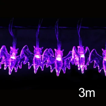 

Wire Seasonal Lighting Holiday Home Decor Halloween Lights Led Indoor Outdoor Garden Festival Battery Operated Party Night Lamp