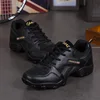 Dance Shoes Man Ladies Modern Soft Outsole Jazz Sneakers Leather Mesh Breathable Lightweight Female Dancing Fitness Shoes Sport 4