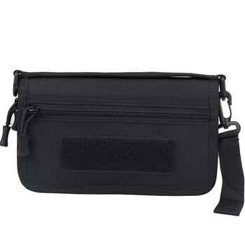 

Credit Card Organizer Outdoor Travel Double Folded Pouch Passport Tactical Wallet Oxford Cloth Waterproof Mini Handbag Cellphone
