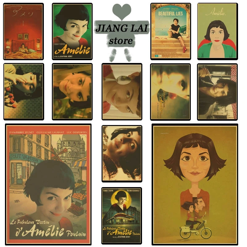 Винтажный бумажный Ретро аниме постер Amelie постеры cudi постер/Винтажный домашний