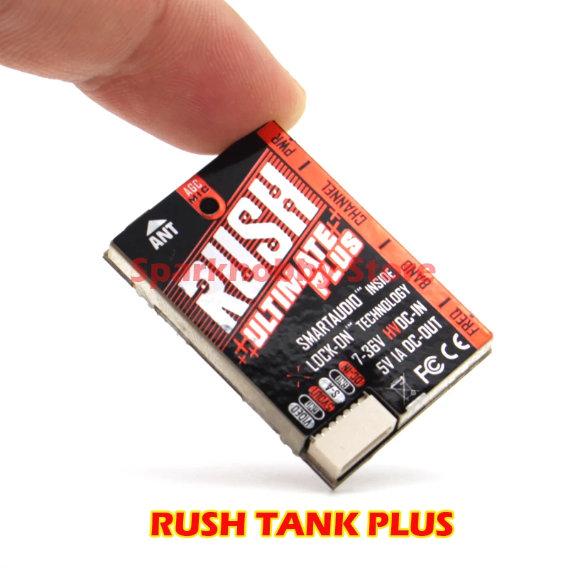 $29.99 RUSH TANK PLUS prisa tanque Plus final VTX 58G 800mW 28S Smart Audio Video transmisor AGC MIC para