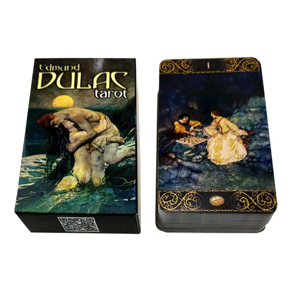 

78pcs Dulac Tarot Cards English Version Deck Tarot Board Games Oracle Guidance Divination Fate Entertainment Table Game