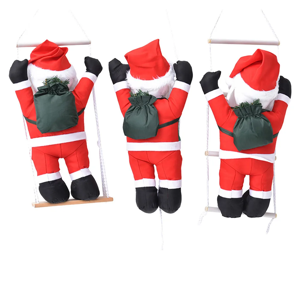 Счастливого Рождества украшения для homeChristmas 60 см Санта веревочная лестница Рождественская игрушка орнамент вечерние Декор 9,19