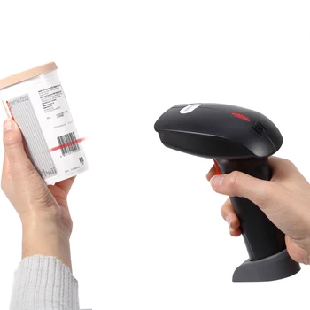 

PTH2 New Wireless Barcode Reader Scanner Symcode 2D 2.4GHz Handheld 200meter Transfer