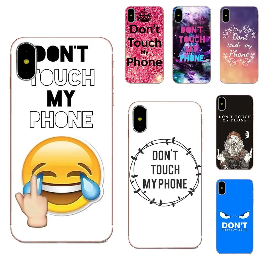 Мягкие чехлы для мобильных телефонов Don't Touch My Phone Xiaomi Redmi Mi 4 7A 9T K20 CC9 CC9e Note 7 8 9 Y3 SE