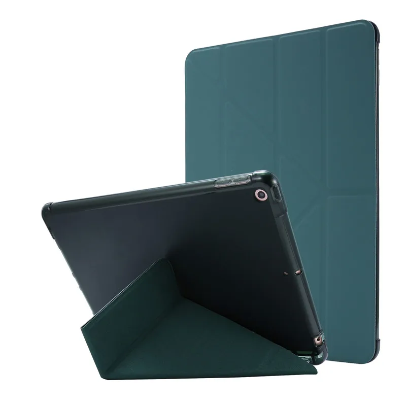 dark green Blue Cover For iPad 7th Generation Case 10 2 inch PU Leather Flip Stand Smart Protective Cover