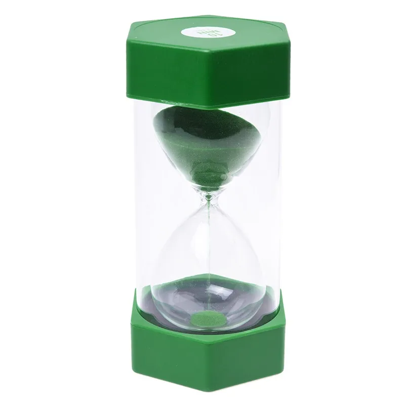 

Security Fashion hourglass sand timer 10 minutes Green