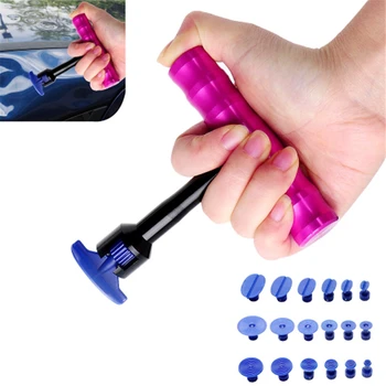 

T-bar Car Dent Repair Tools With 18 Tabs Paintless Auto Body Dents Removal Pulling Puller Lifter Hand Tool