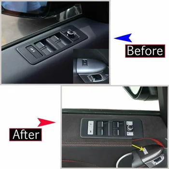 

For Land Rover Cover Trims For Range Rover Sport 2014-17 11pcs/Set Car Door Window Stickers