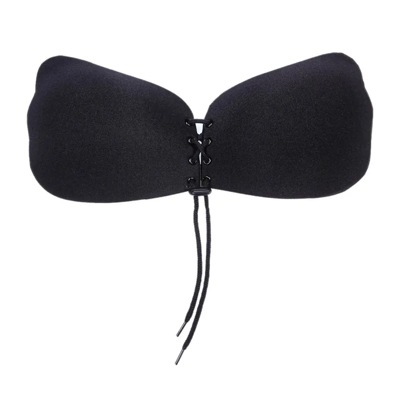 

Women intimates accessories Invisible Bra Sexy Women Self Adhesive Strapless Bandage Blackless Stick Gel Silicone Bra Push Up x