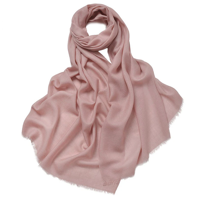 Шерсть зимний шарф для женщин роскошный дизайнерский шарф для женщин роскошный шали и палантины роскошный бренд пашмины Шарфы - Цвет: Wheat