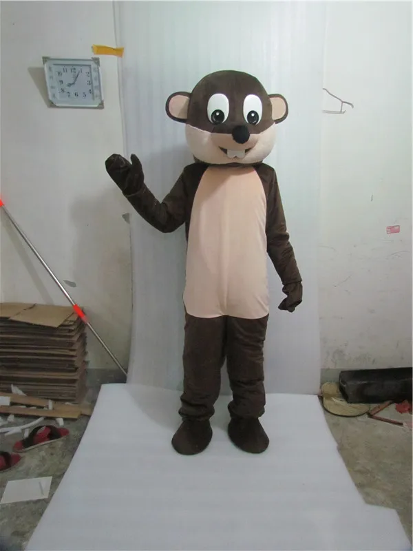 

New Version brown Vole Mascot Costume Adult Birthday Party Fancy Dress Halloween Cosplay Outfits Clothing Xmas
