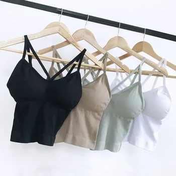 

2020 New Lingerie CoNew Lingerie Beauty Back Without Steel Ring Wrapped Chest Tube Top Underwear Women's Anti-light Out Wear Bra