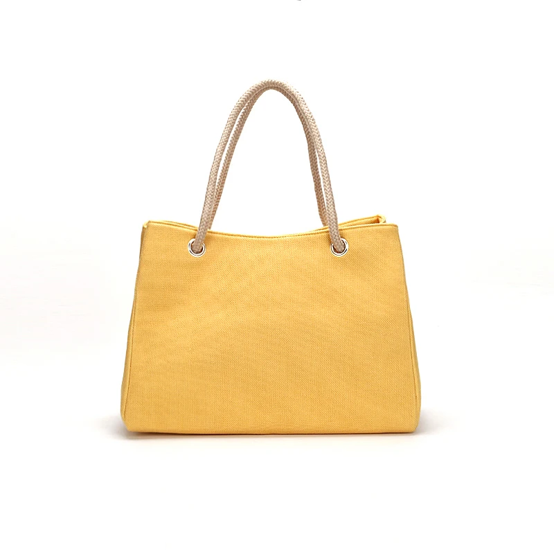 

2019 New Fashion Style Shoulder Bag Casual Solid Color Handbag Large Capacity Ladies Shopping Bag Reusable Simple Messenger Bag