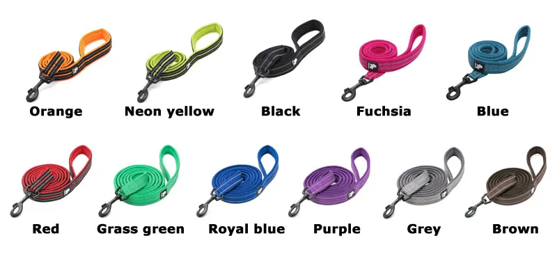 Truelove Soft mesh Nylon Dog Leash Double Trickness Running Reflective safe Walking Training Pet Dog Lead leash Stock 200cm hot