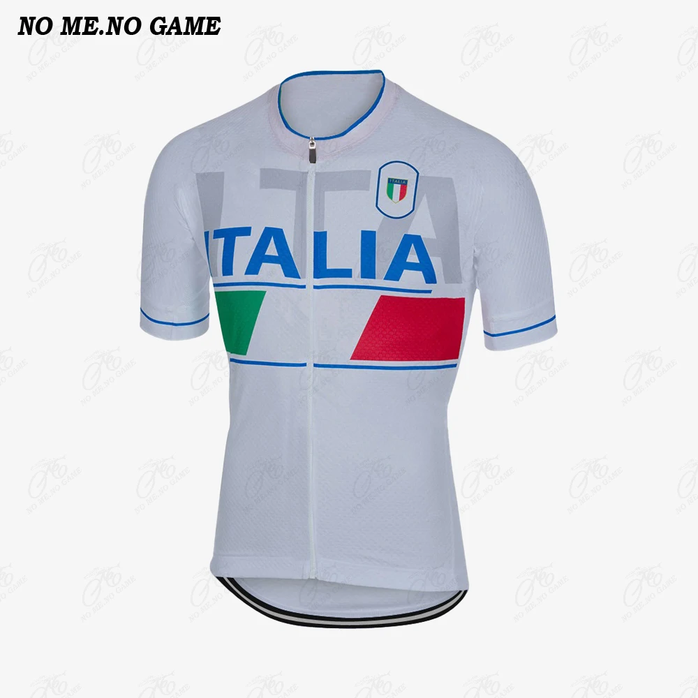ITALIA national pro team для мужчин Джерси велоспорта красный синий maillot leader велосипедная