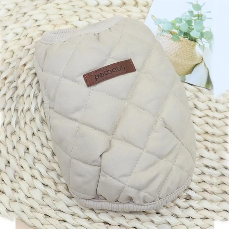 Beige Французская одежда для бульдога чихуахуа, пальто для собак, Одежда для питомцев, зимняя одежда для щенков, кошек, куртка для маленьких и больших собак, жилет для кошек, Ropa Perro - Цвет: Beige