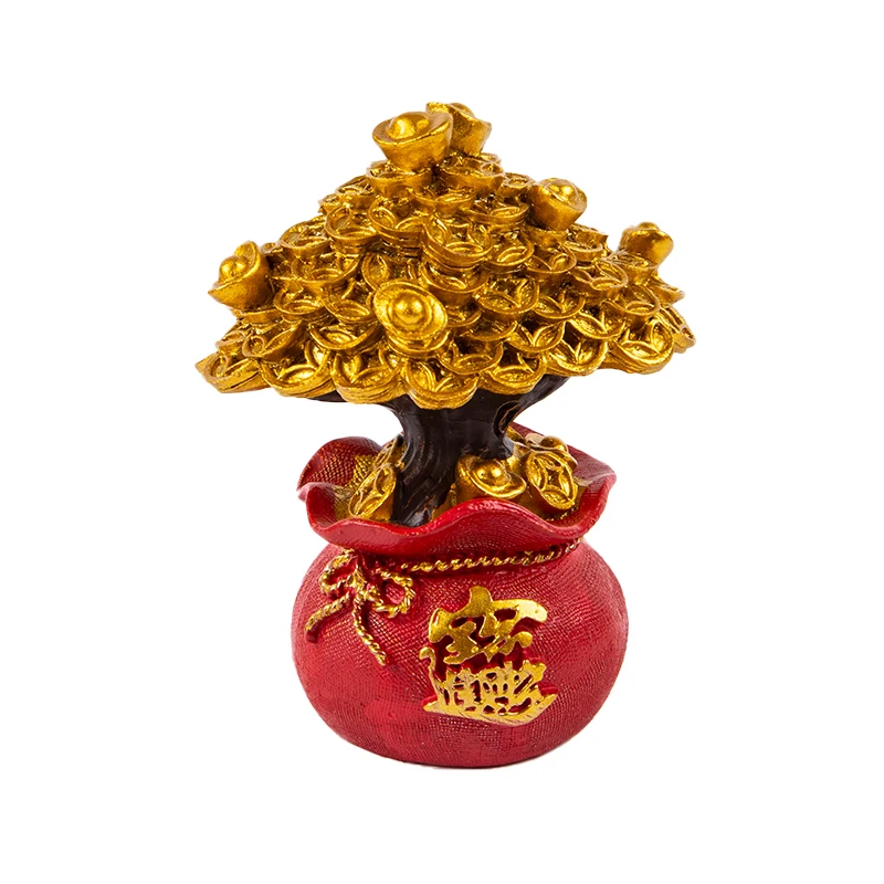 Natural Crystal Bonsai Money Tree Lucky Tree Feng Shui Money Home Decor