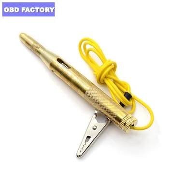 

Diagnostic Tools DC 6V 12V 24V Copper Auto Car Light Circuit Tester Lamp Voltage Test Pen Detector Probe Light System Test